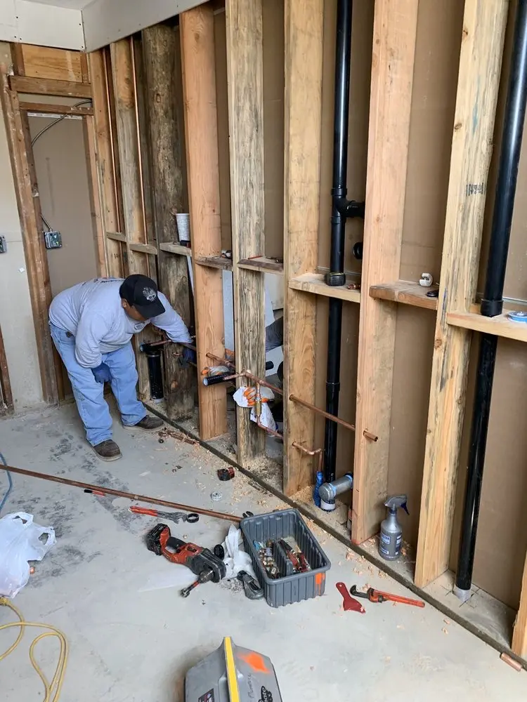 Commercial rough-in plumbing for Water Heater Replacement in Rowayton
